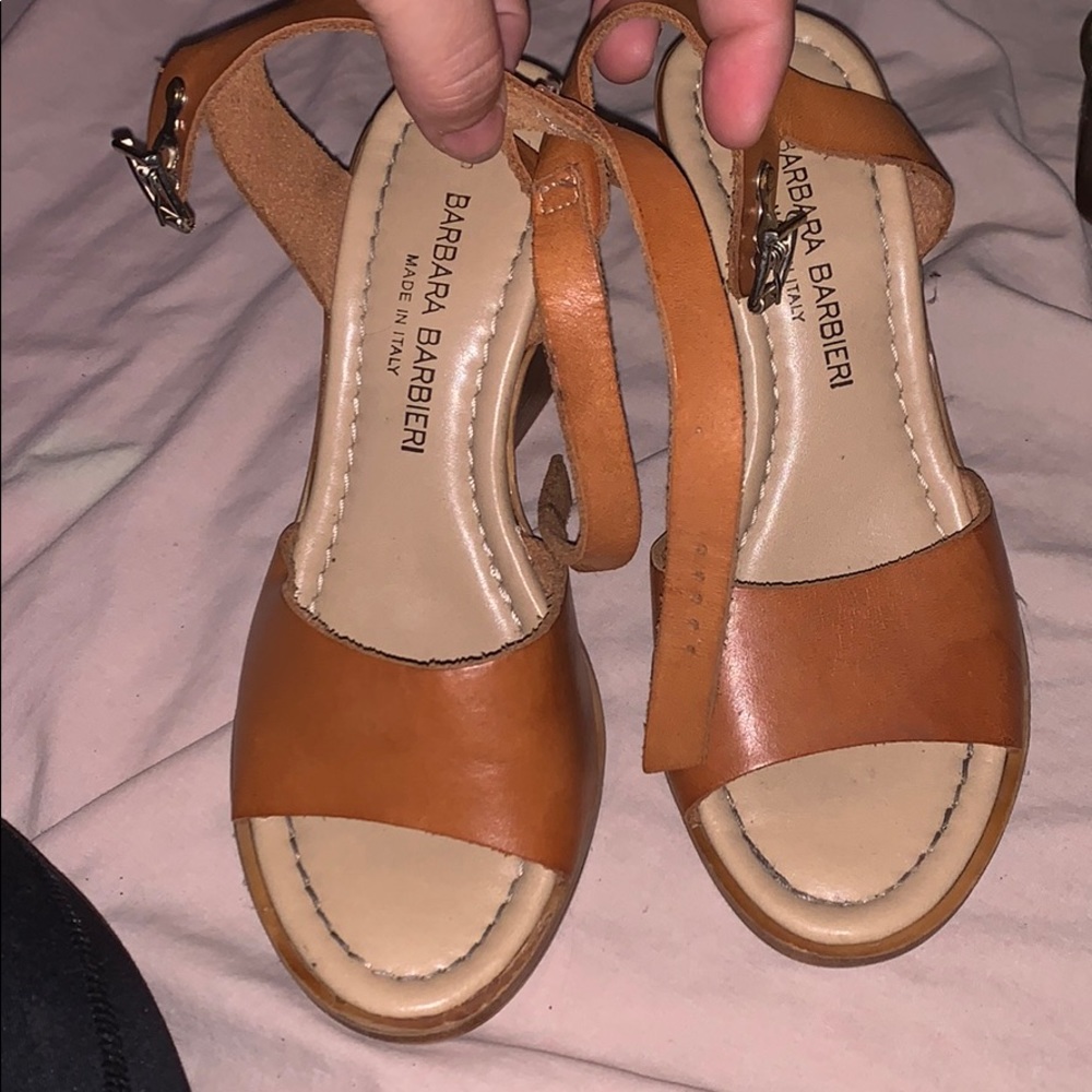 Leather sandals